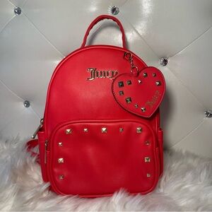 Juicy couture red backpack